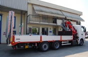 SCANIA G370 LB 6x2*4 MLB + RAMPE + FASSI F295AC.2.24 + VIME JHL 3600 