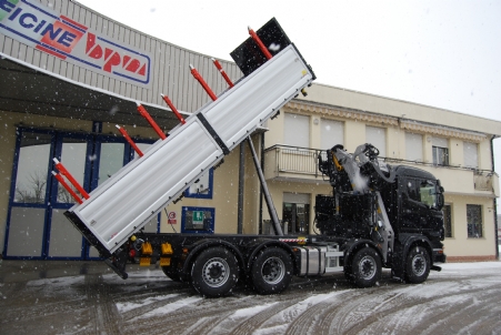 SCANIA G480 LB 8x2 + ICAR BAZZOLI IB 120.Z81