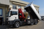 MAN TGS 33.420 6X4 KIPPER + FASSI F385A.2.25